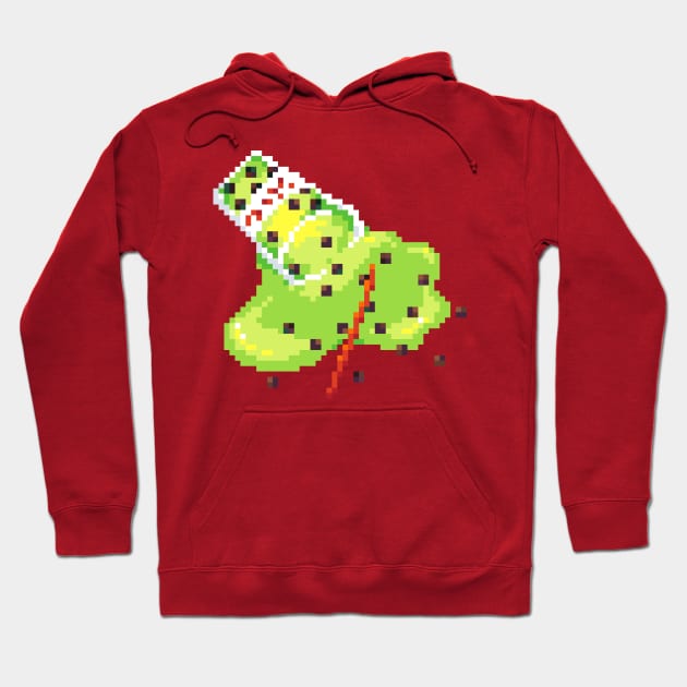 Green Boba Spill Hoodie by Artistic-Nomad